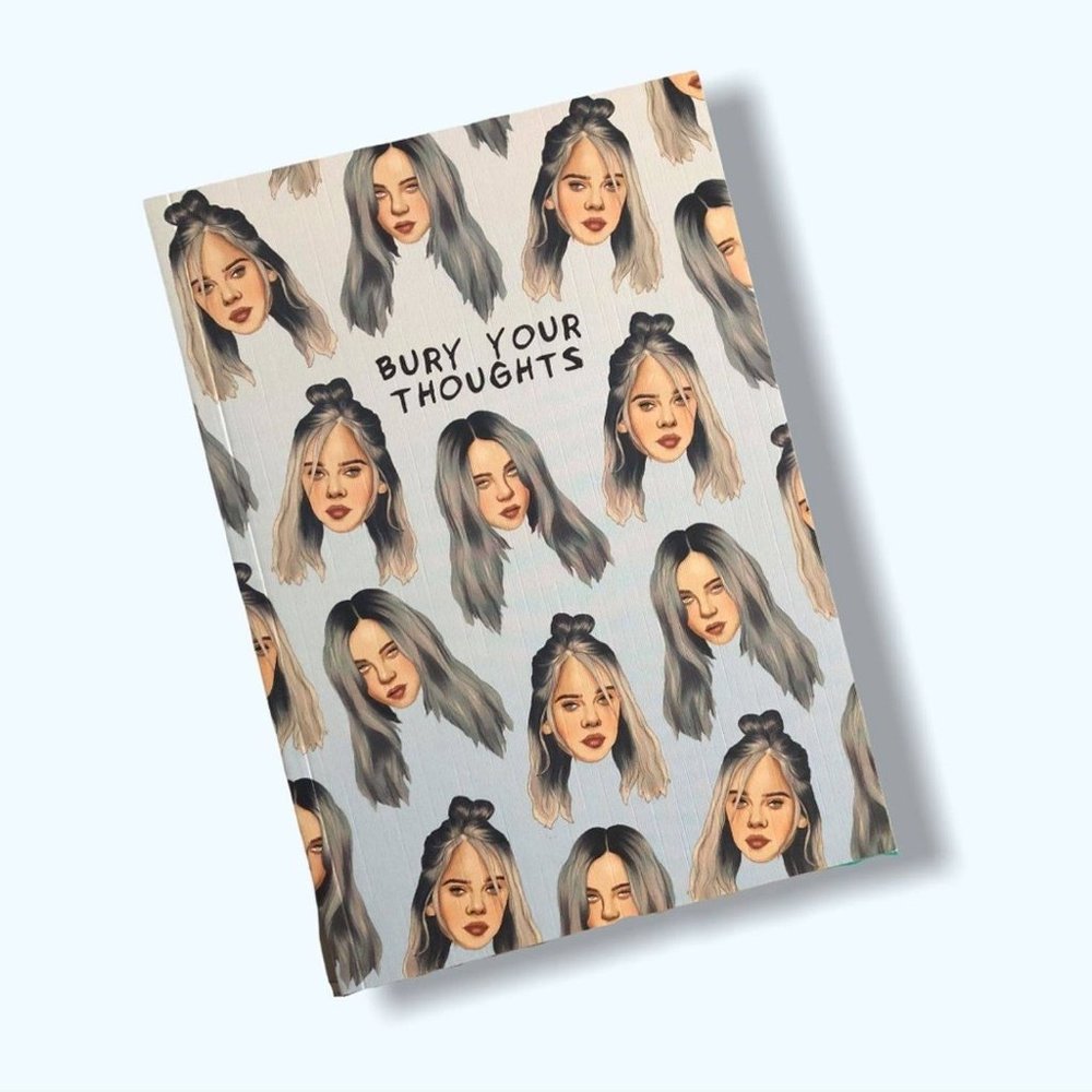 Billie Eilish BURY YOUR THOUGHTS Notebook